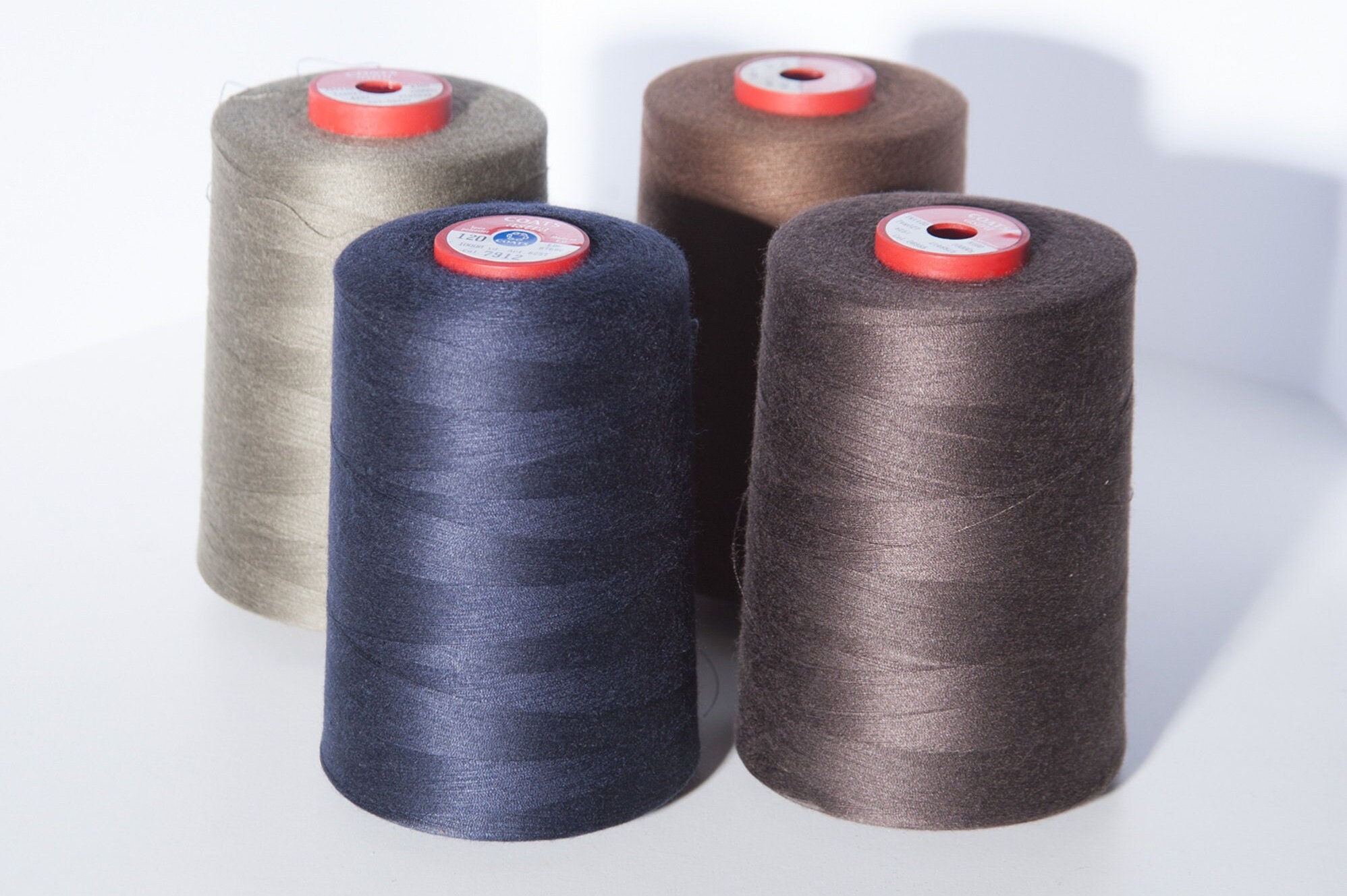 6000 meters of Cork Sewing Thread - Lubricated polyester thread, polyester  floss Black