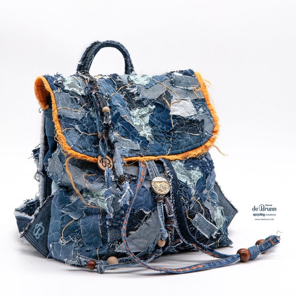 UPCYCLING  Jeans Rucksack