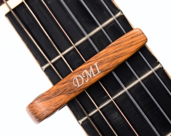 Personalized Gift for Guitar Player Custom Capo, Anniversary Birthday Gift For Him Musician Boyfriend Men Husband Dad Engraved Guitar Pick