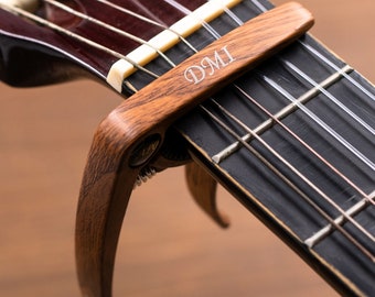Custom Guitar Capo for Playing – Personalised Music Accessory with Engraving for Guitarists