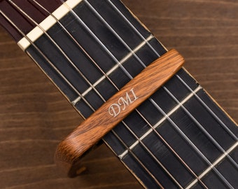 Personalized Guitar Capo, Custom Engraved Capo for Guitar Player, Anniversary Birthday Gift for Him