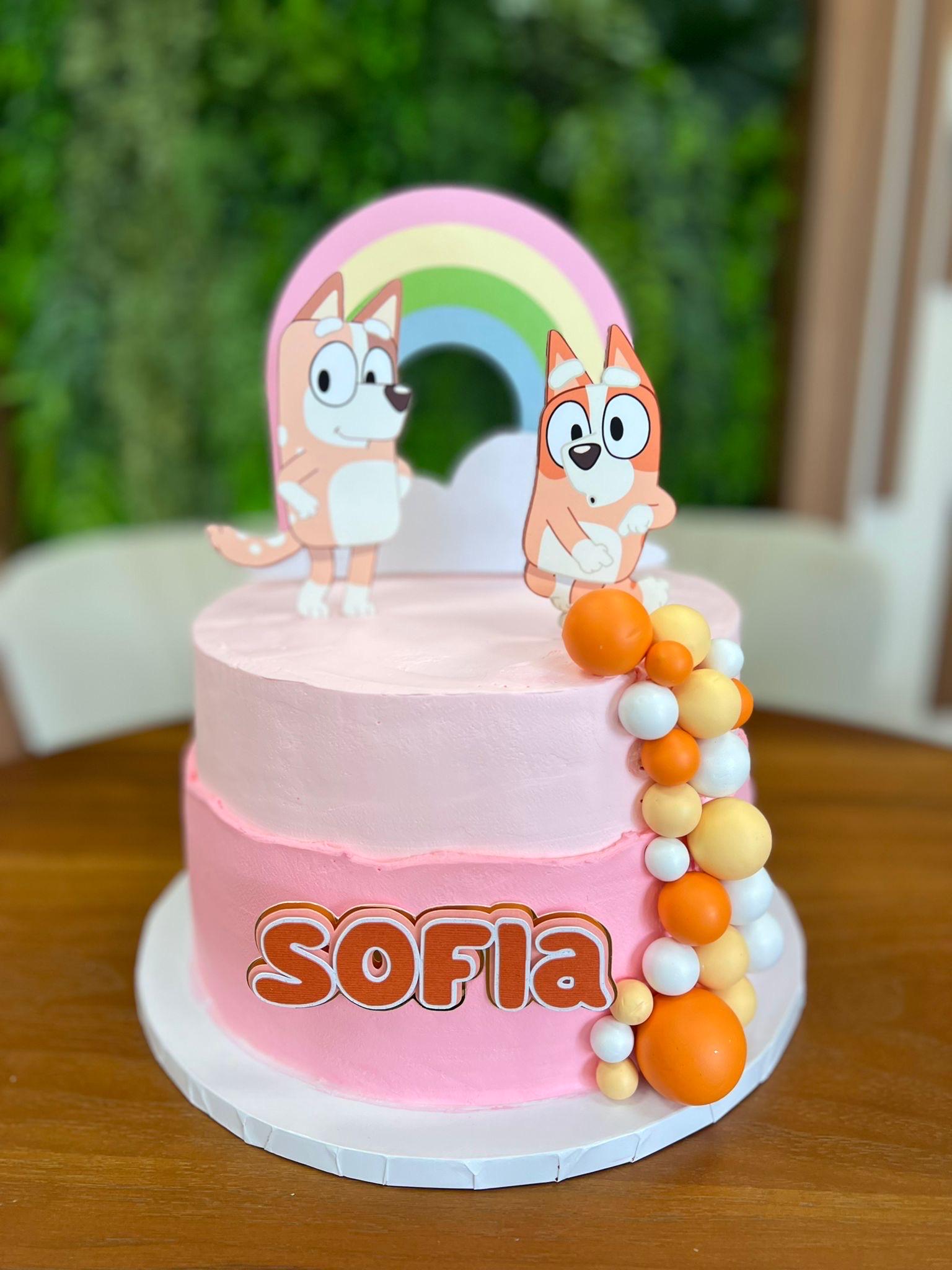 Cake topper Bluey