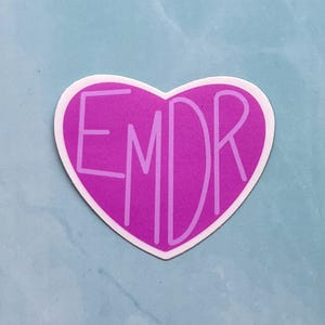 EMDR sticker, spiral sticker, trauma therapy, social worker, LCSW, therapist, counselor, LCPC, mental health awareness image 4