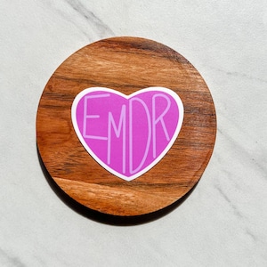 EMDR sticker, spiral sticker, trauma therapy, social worker, LCSW, therapist, counselor, LCPC, mental health awareness image 2