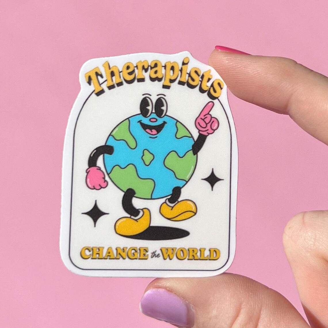 Therapist Sticker Therapist Change the World Sticker, Therapy Sticker, Mental Health ...