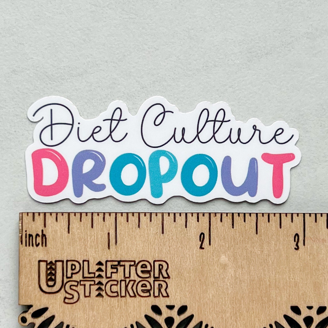 Diet Culture Dropout Sticker, Eating Disorder Recovery Sticker, Mental ...