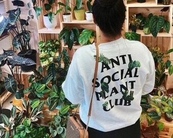 Anti Social Plant Club Sweatshirt, Introvert Shirt, Plant Shirt, Gardener  Shirt, Gift for Plant Lover - Etsy