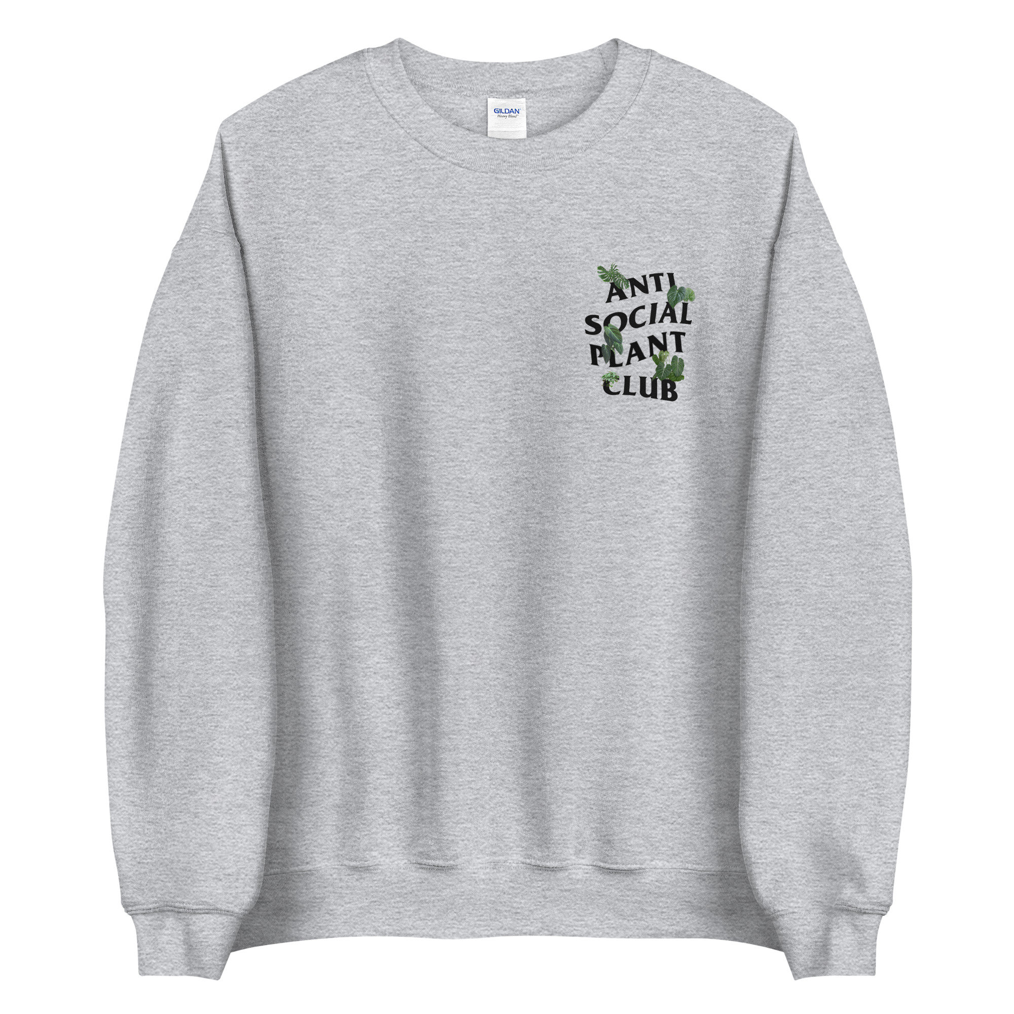 Anti Social Plant Club Sweatshirt, Introvert Shirt, Plant Shirt, Gardener Shirt, Gift for Plant Lover