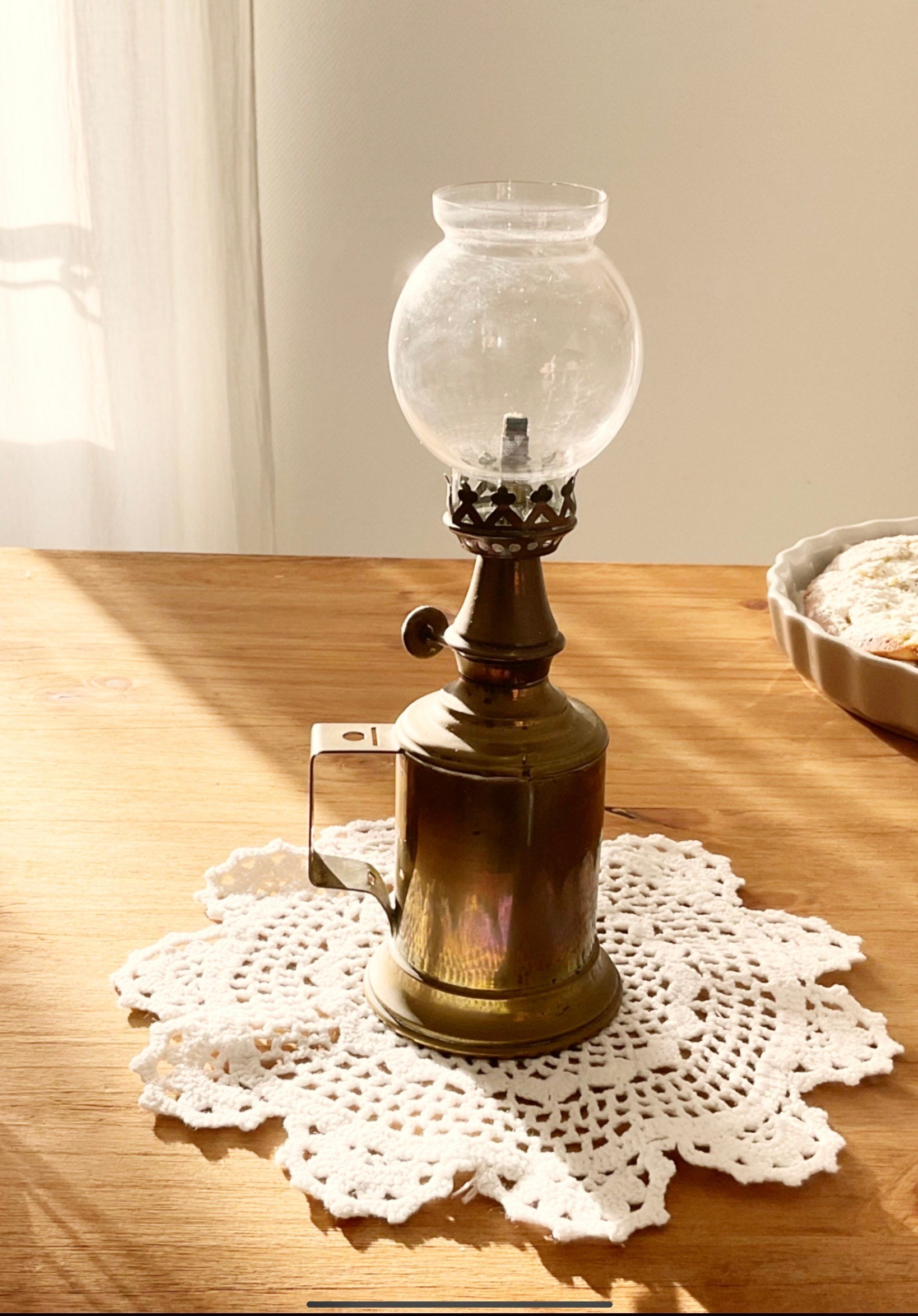 Lampe à Pétrole Vintage/ | French Lamp/ Marque L'hirondelle./ Cours Des Années 1900 | Throughout 190