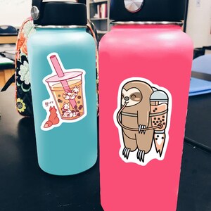 Boba Bubble Tea Stickers for Hydro Flask 50-pack,cute Water Bottle ...
