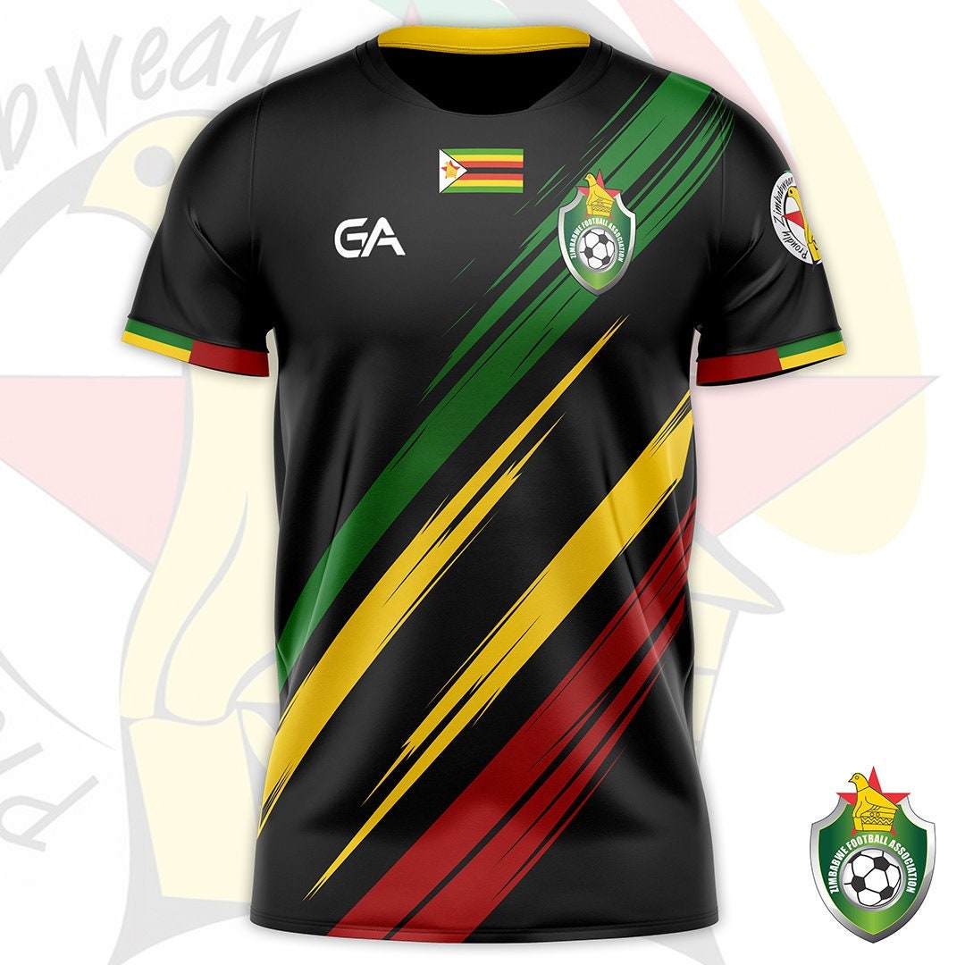 Zimbabwe Soccer Football Jersey Etsy
