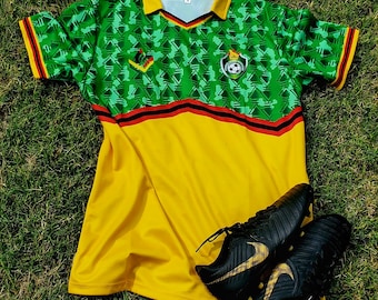 Zimbabwe Soccer Fan- 90s Retro Football Jersey