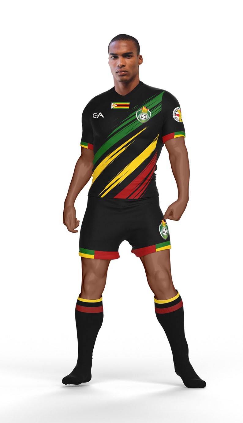 Zimbabwe Soccer Football Jersey Etsy