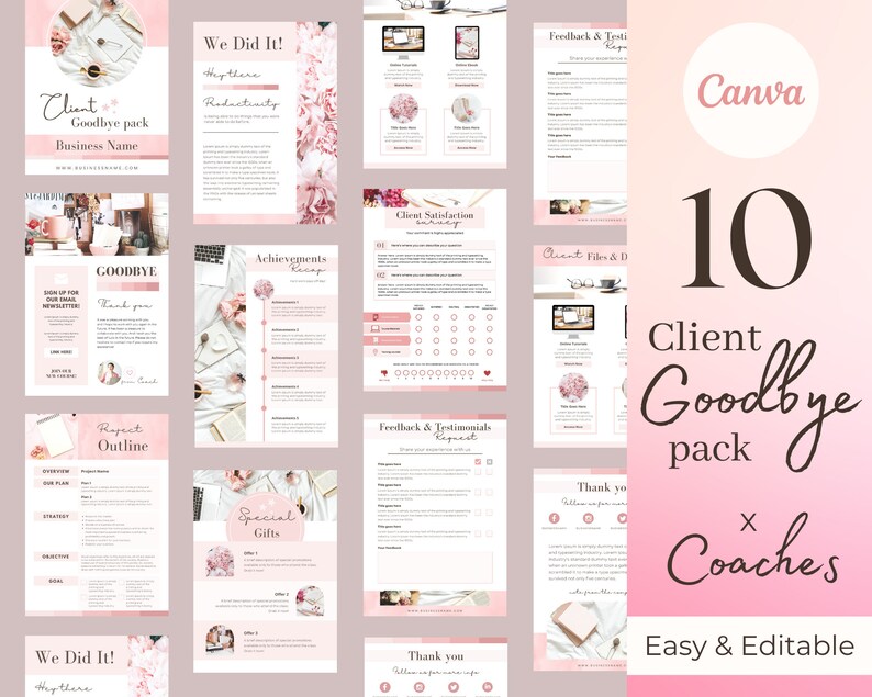 Client Exit Pack Template Client Goodbye Packet