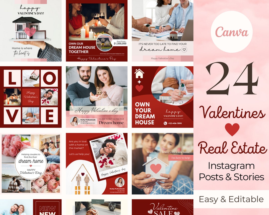 24 Real Estate Valentines Day Posts Real Estate Agent Instagram Post