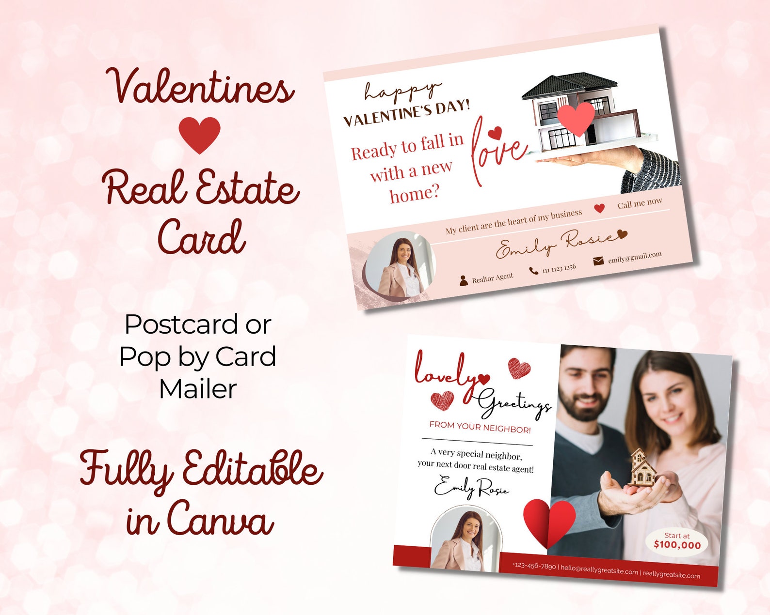 Real Estate Valentines Card Holiday Card Real Estate Etsy