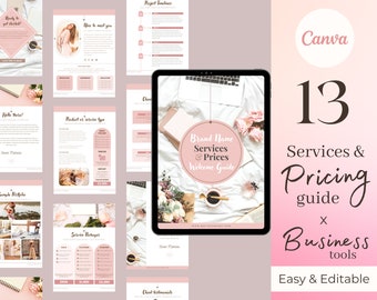 Client Welcome Packet: Services and Pricing Guide (Canva Editable)