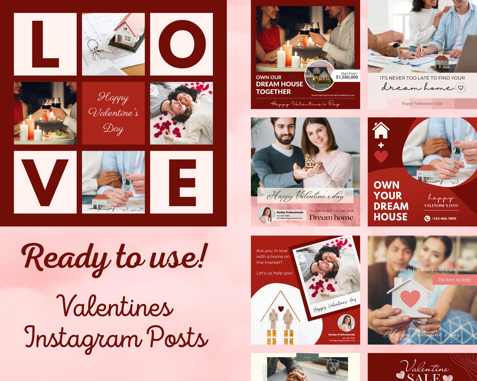 24 Real Estate Valentines Day Posts Real Estate Agent Etsy