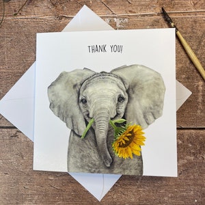 Elefant-Dankeschön-Karte