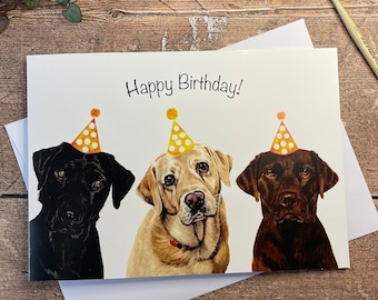 Labrador Birthday Card