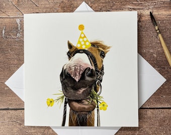 Horse Birthday Card