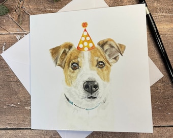 Jack Russell Birthday Card