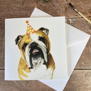 Verjaardagskaart Bulldog