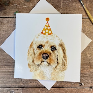 Cavapoo-verjaardagskaart
