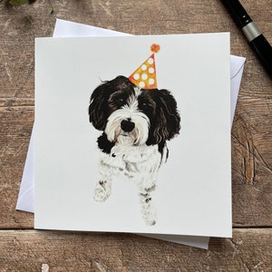 Tibet Terrier Geburtstagskarte