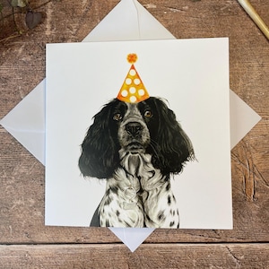 Cocker Spaniel Geburtstagskarte