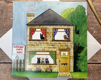 Cat Birthday Card
