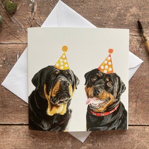 Rottweiler Geburtstagskarte