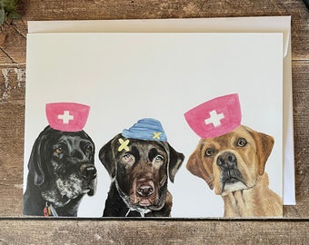 Labrador Get Well Soon Card