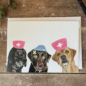 Labrador gute Besserung Karte