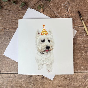 West Highland Terrier Geburtstagskarte