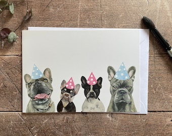 French Bulldog Birthday Card