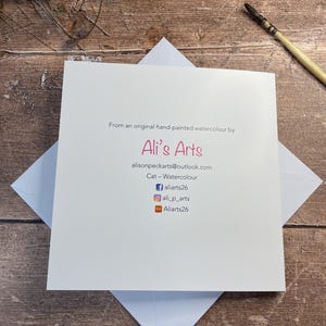 carte d'anniversaire de chat | Carte Chat noir image 2