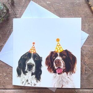 Verjaardagskaart springerspaniël