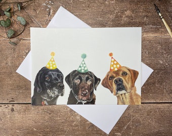 Labrador Birthday Card