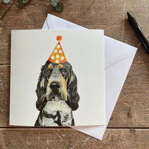 Cocker Spaniel Geburtstagskarte