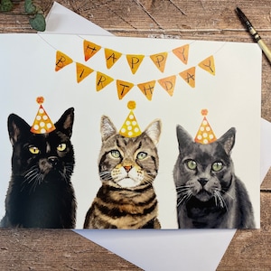 Cat Birthday Card