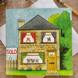 Nouvelle carte pour la maison | Nouvelle maison bouledogue