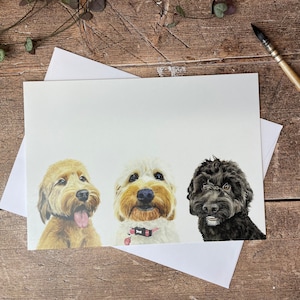 carte d'anniversaire Labradoodle | Carte Toute occasion