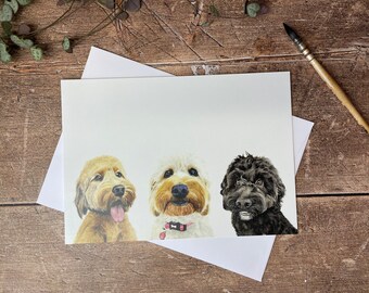 carte d'anniversaire Labradoodle | Carte Toute occasion