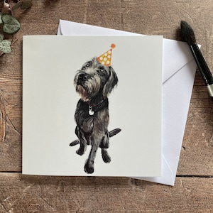 Labradoodle-verjaardagskaart