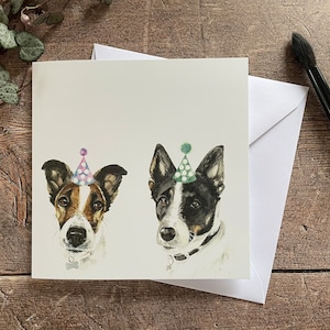 Foxterrier-Geburtstags-Karte