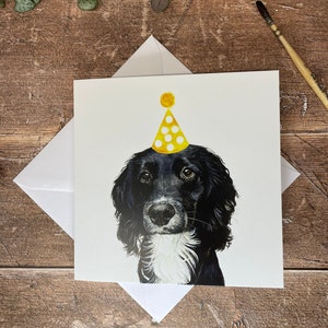 Verjaardagskaart Sprocker-spaniël