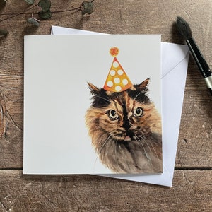 Cat birthday card