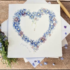 Carte de condoléances ne m'oubliez pas | carte de sympathie | Toute occasion