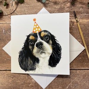Verjaardagskaart Cavalier King Charles Spaniël